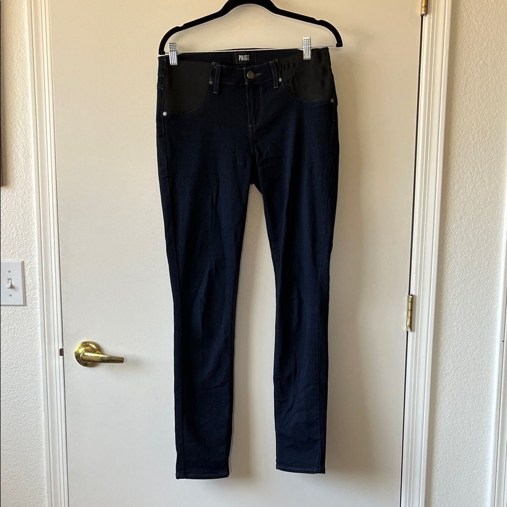 PAIGE Women's Skyline Skinny Maternity Jeans Size 28 GUC